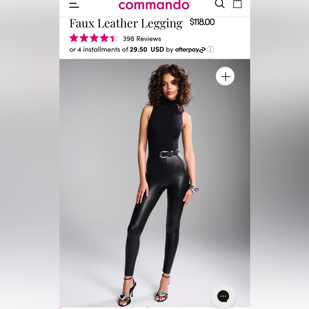Commando Faux Leather leggings